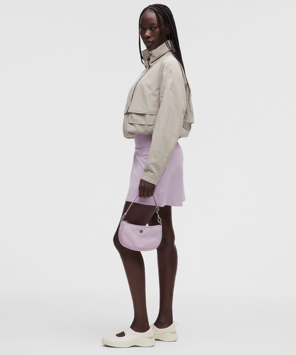 City Essentials Mini Shoulder Bag 1L Lilac Play/Silver