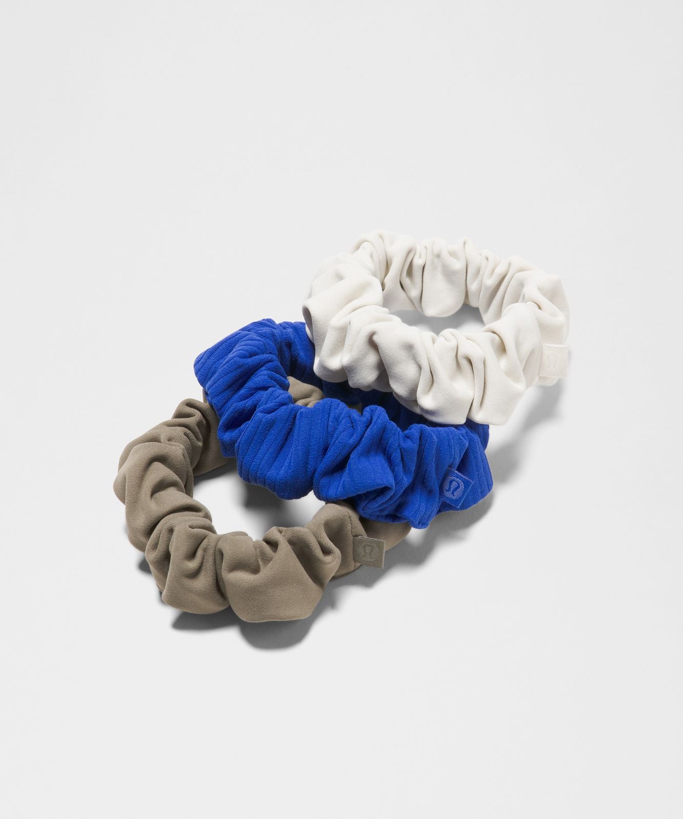 Uplifting Scrunchies *3 Pack Cypress Forest/Light Ivory/Beach Ball Blue