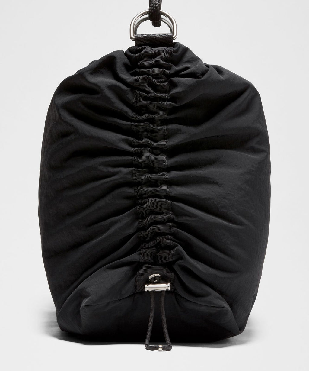 Convertible Ruched Crossbody Bag *Large 16L Black/Black