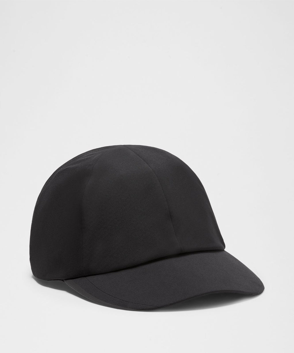 Women's Fast and Free Ponytail Running Hat Black