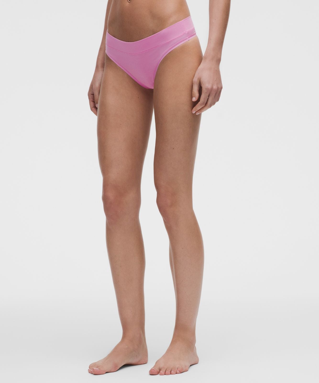 UnderEase Mid-Rise Thong Underwear *5 Pack Black/Black/Light Ivory/Pink Pearl/Sweet Sorbet