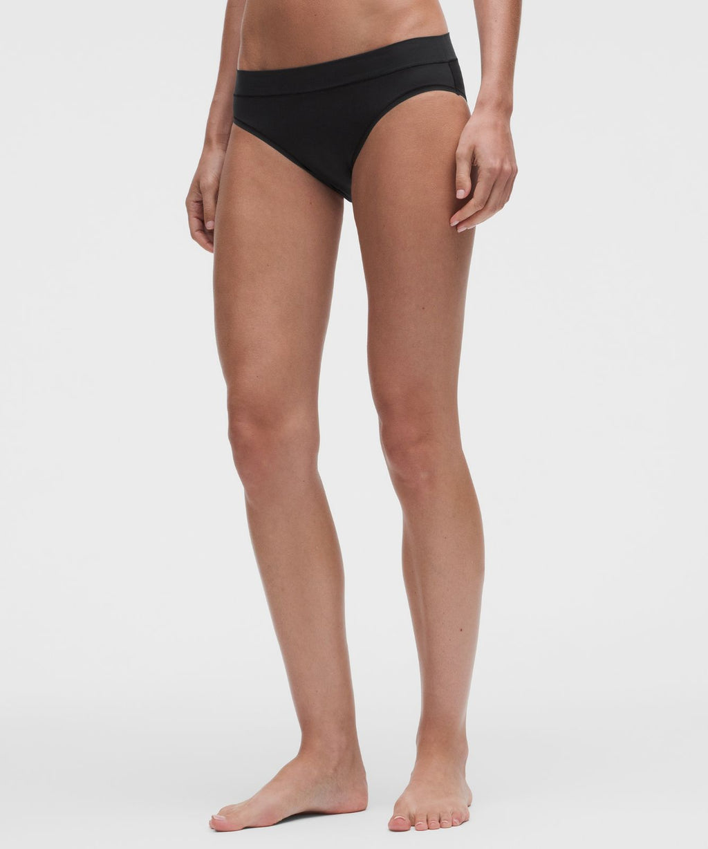UnderEase Mid-Rise Bikini Underwear *3 Pack Black/Pink Parade/Mosaic Geo Misty Shell Toasted Pink
