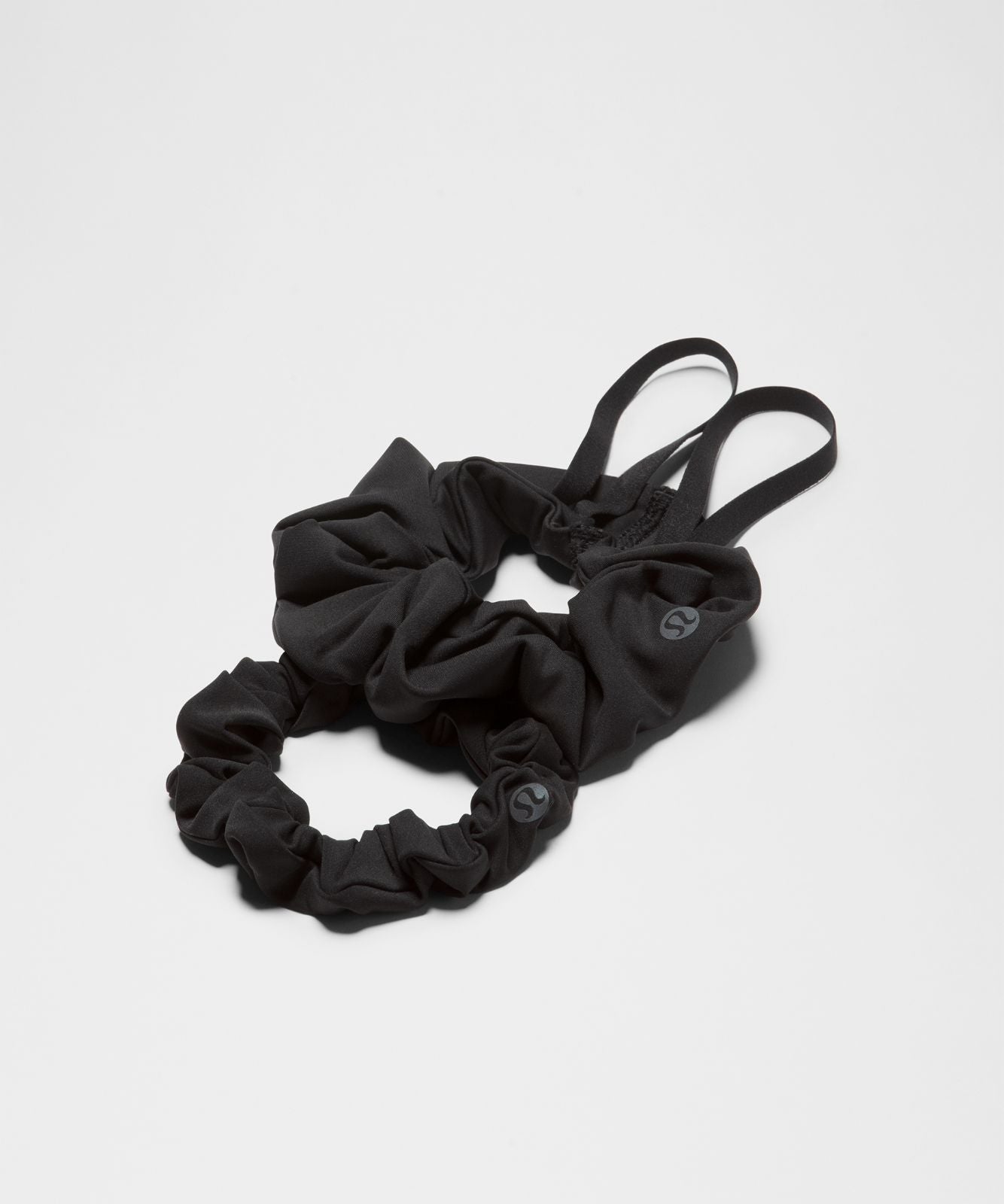 Convertible Headband Scrunchies *2 Pack Black