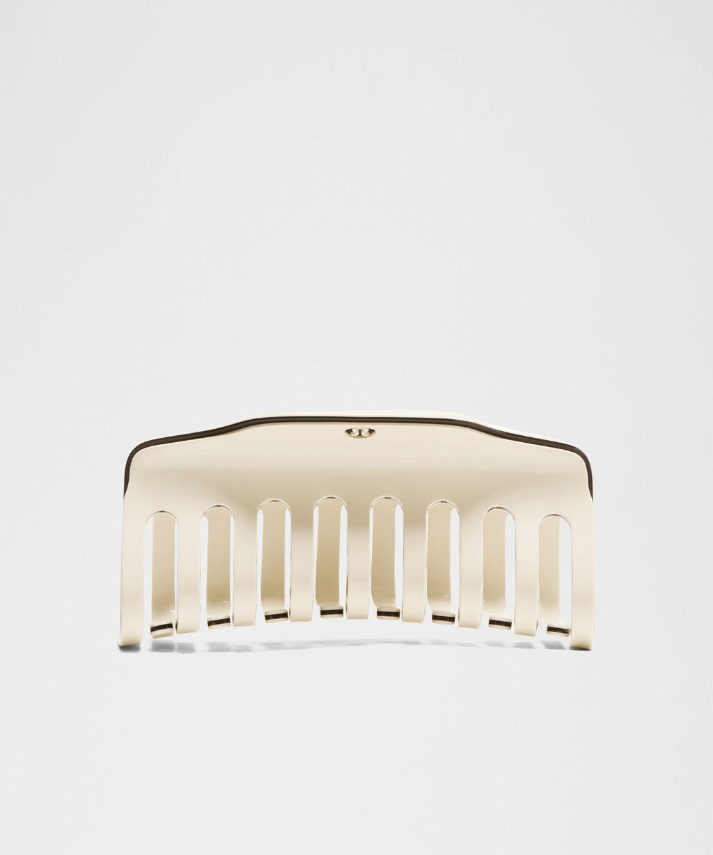 Jumbo Claw Clip Light Ivory/Black