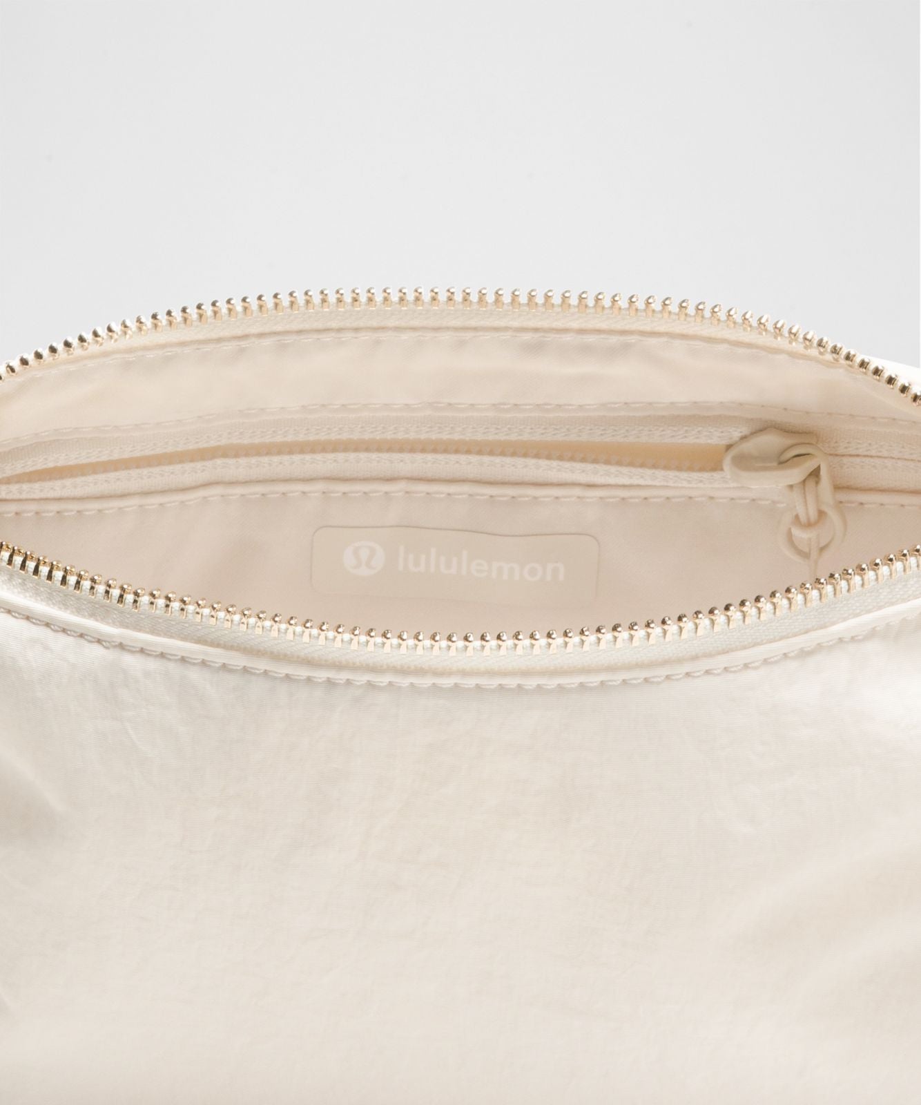 Convertible Ruched Strap Crossbody Bag Mini *1.5L Light Ivory/Warm Ash Grey