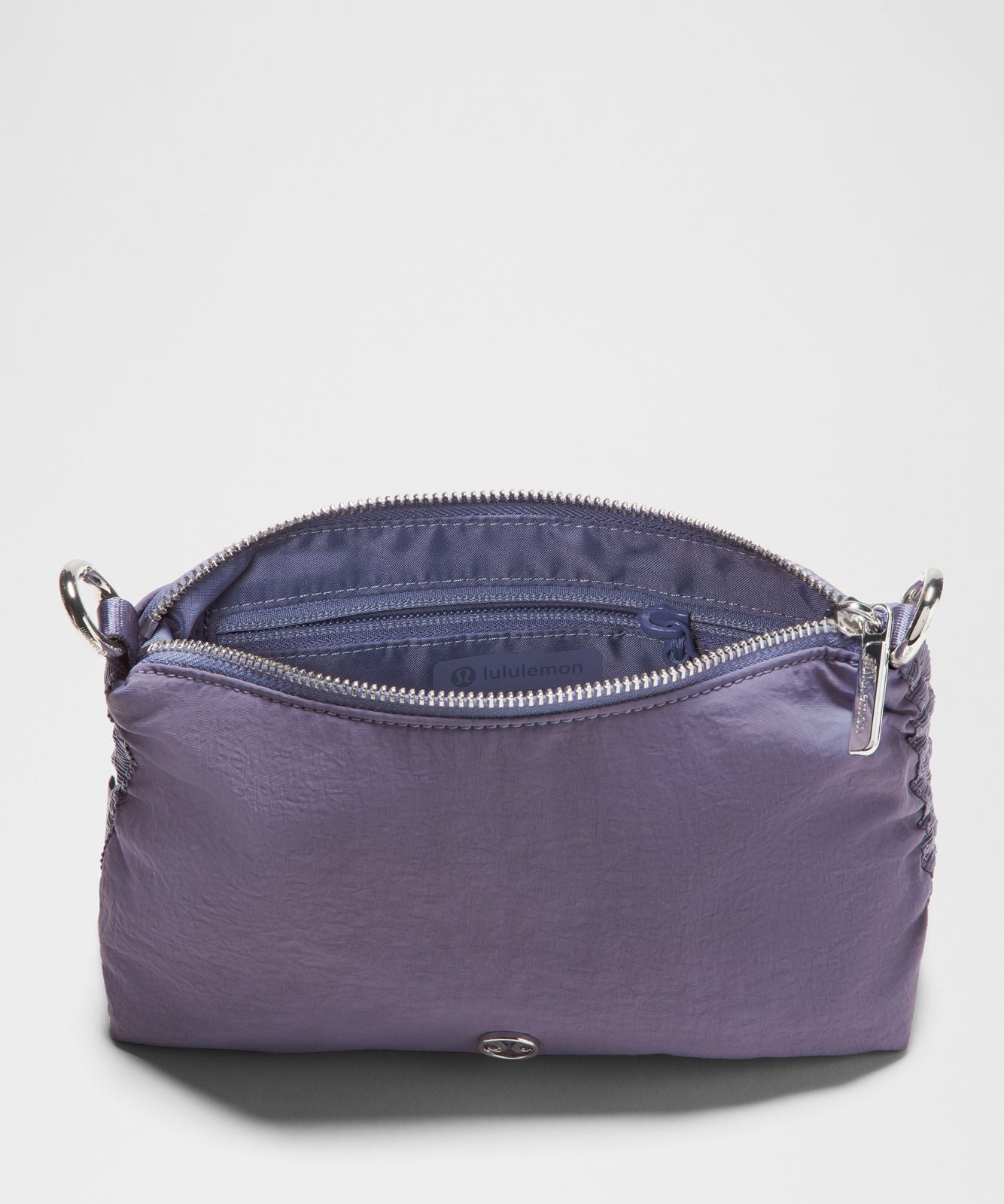 Convertible Ruched Strap Crossbody Bag Mini *1.5L Grape Mist/Faint Lavender