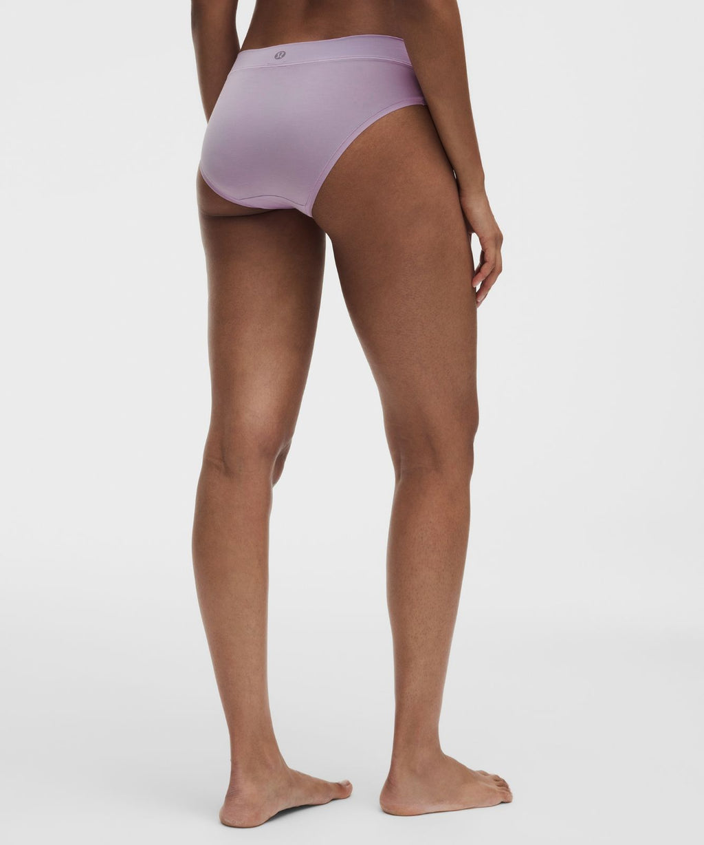 UnderEase Mid-Rise Bikini Underwear *Updated Lilac Play
