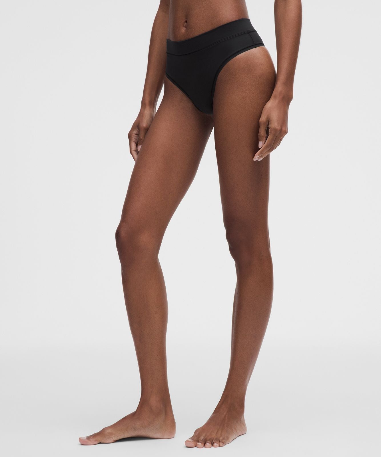 UnderEase High-Rise Thong Underwear *3 Pack Black/Light Ivory/Sassy Sage