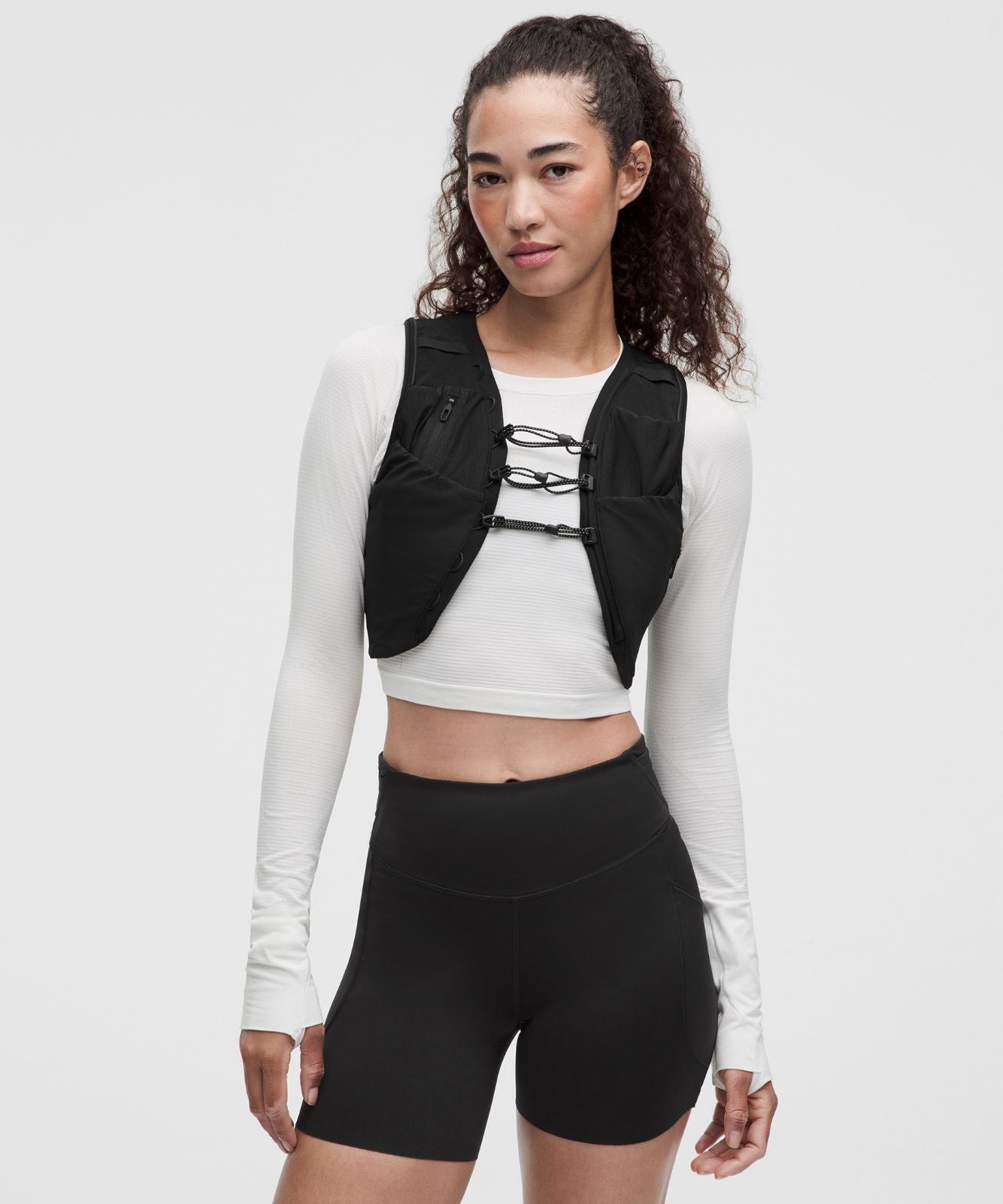 Women's Fast and Free Trail Running Vest Black