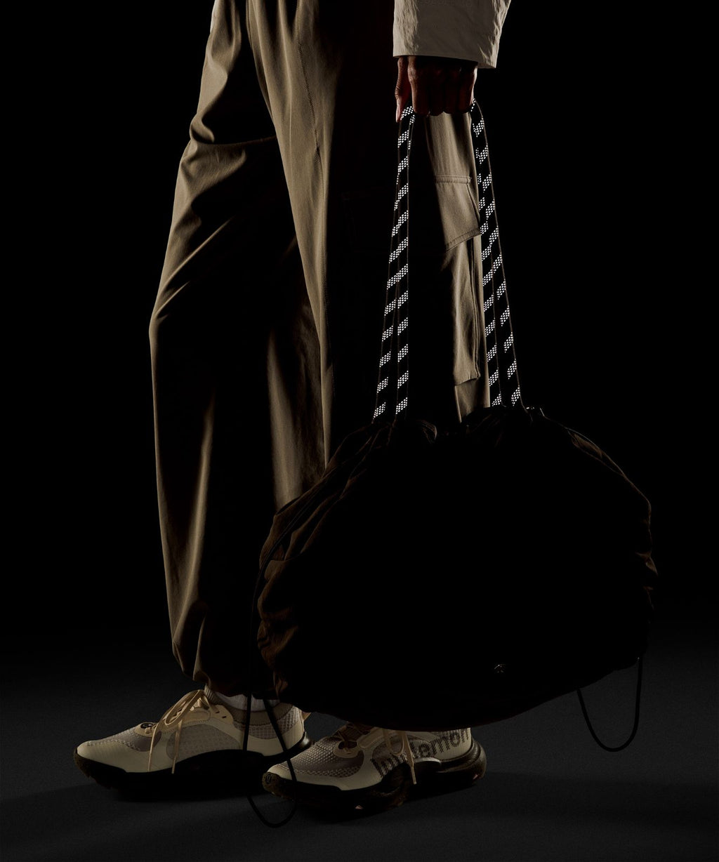 Ruched Tote Bag 24L Walnut Crunch/Gold