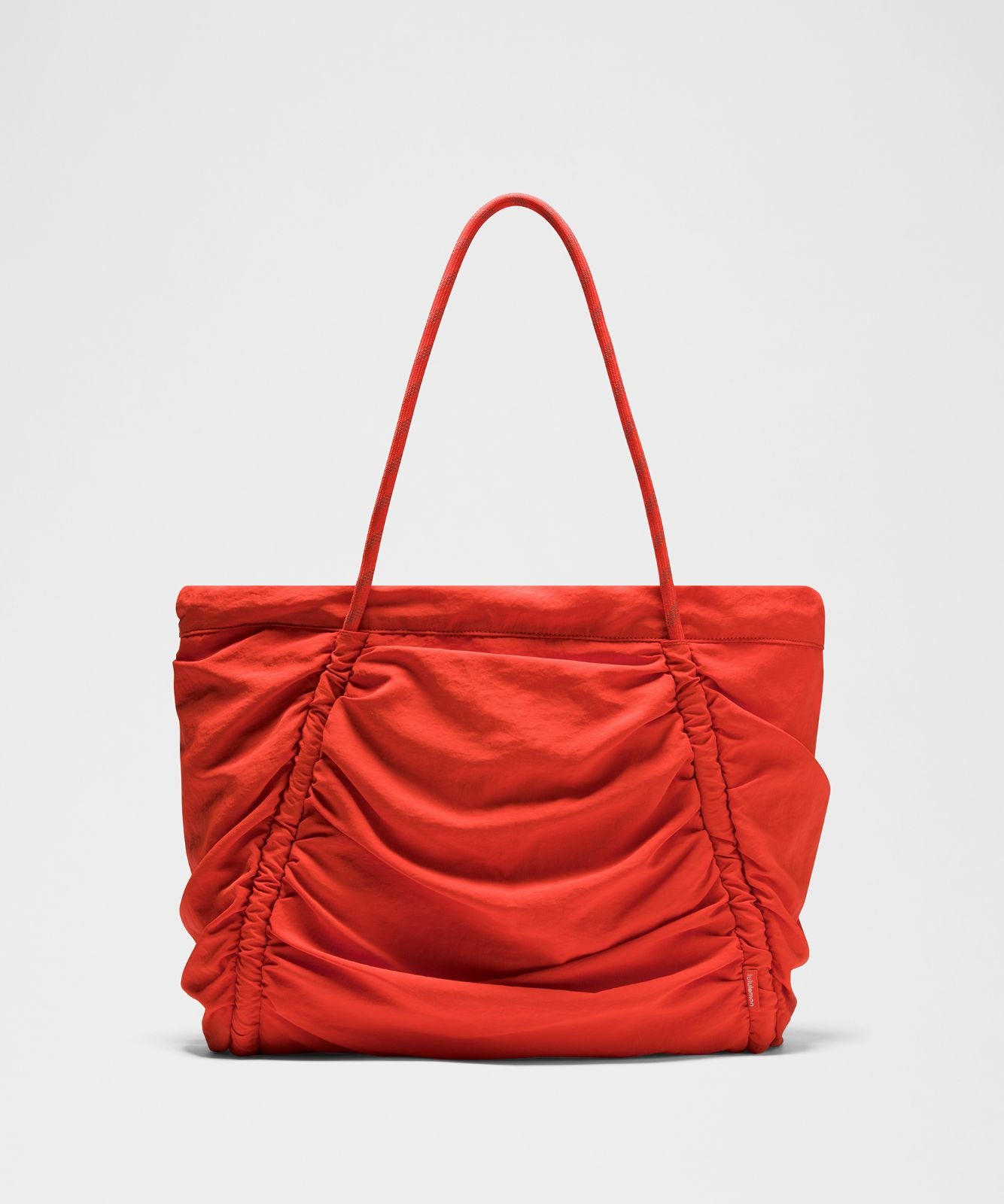Ruched Tote Bag 24L Cherry Ember/Silver