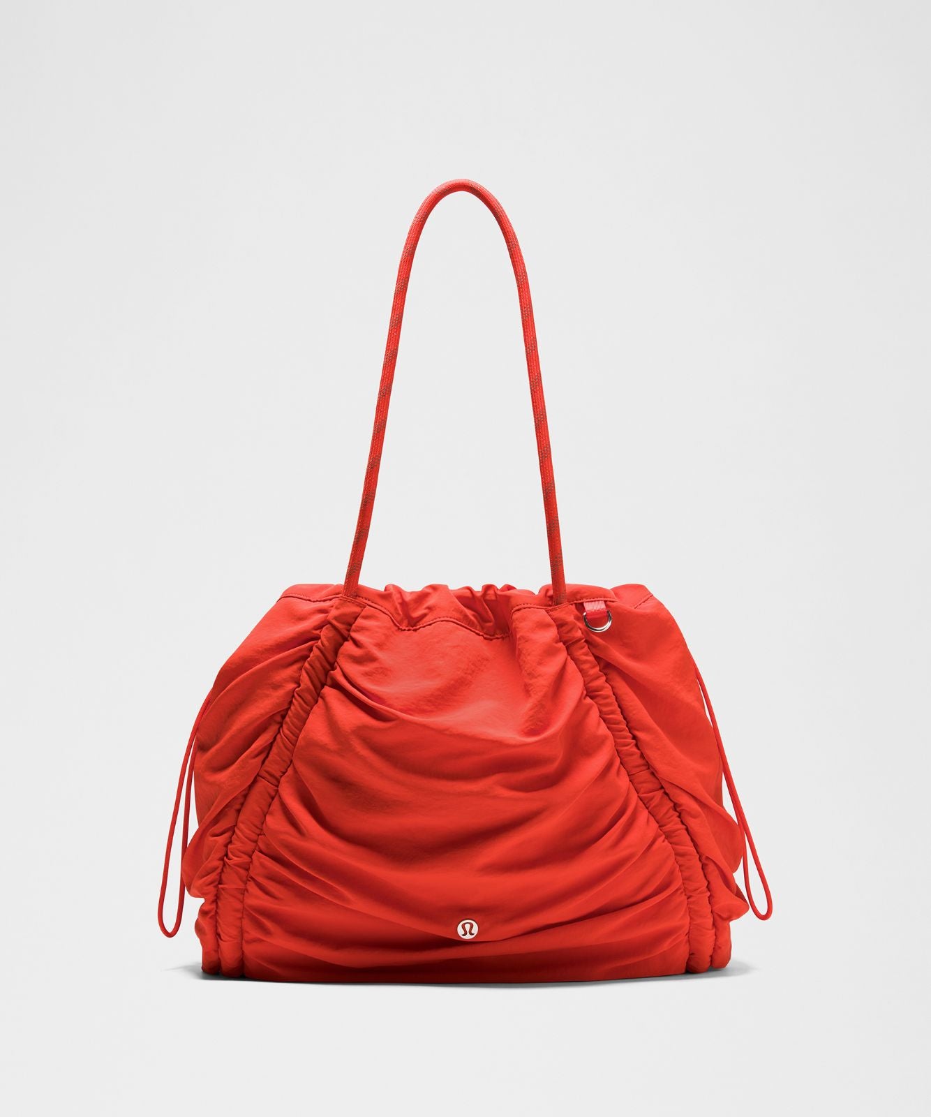 Ruched Tote Bag 24L Cherry Ember/Silver