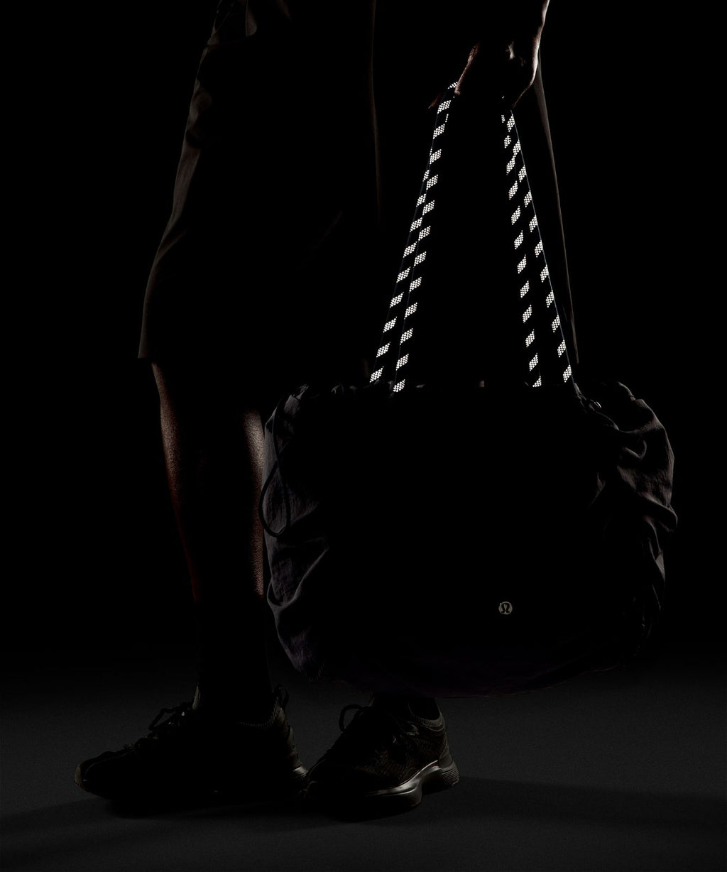 Ruched Tote Bag 24L Dusty Diamond/True Navy/Silver