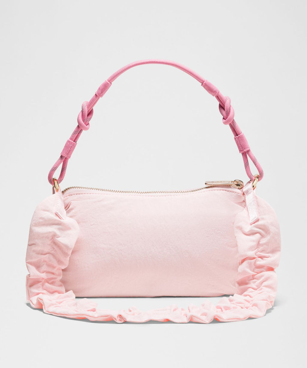 Convertible Ruched Strap Crossbody Bag Mini *1.5L Pink Pearl/Candy Cloud/Gold