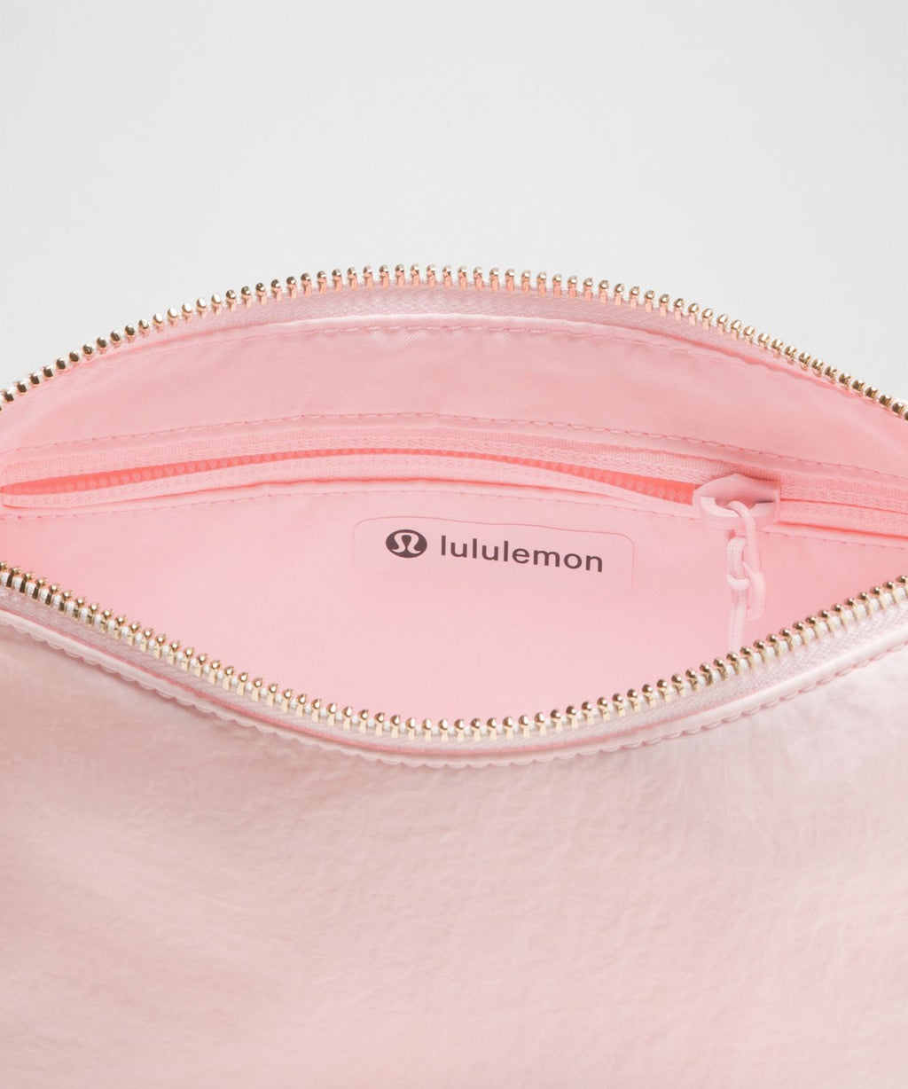 Convertible Ruched Strap Crossbody Bag Mini *1.5L Pink Pearl/Candy Cloud/Gold