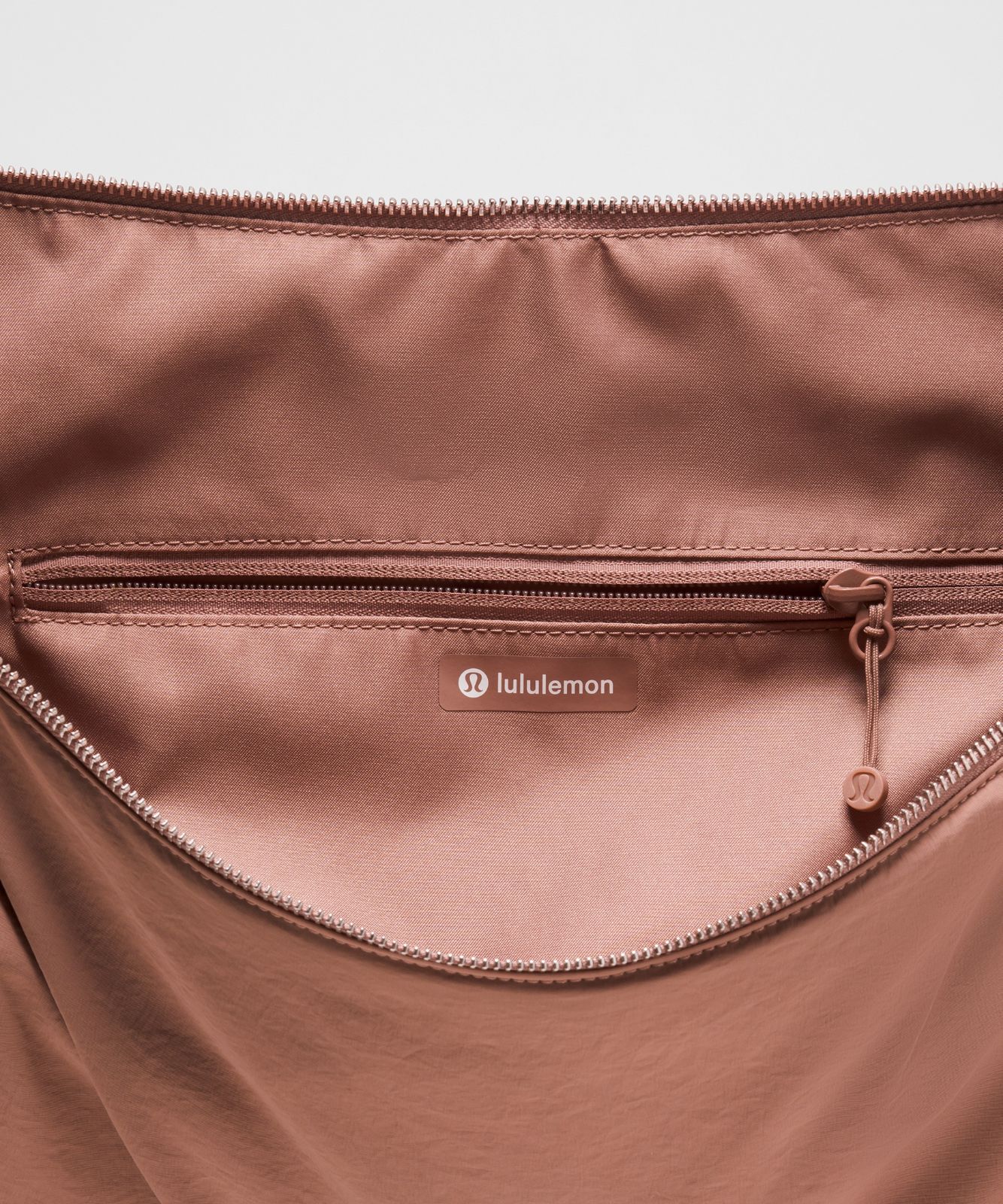 Convertible Ruched Crossbody Bag *Large 16L Toasted Pink/Rose Gold