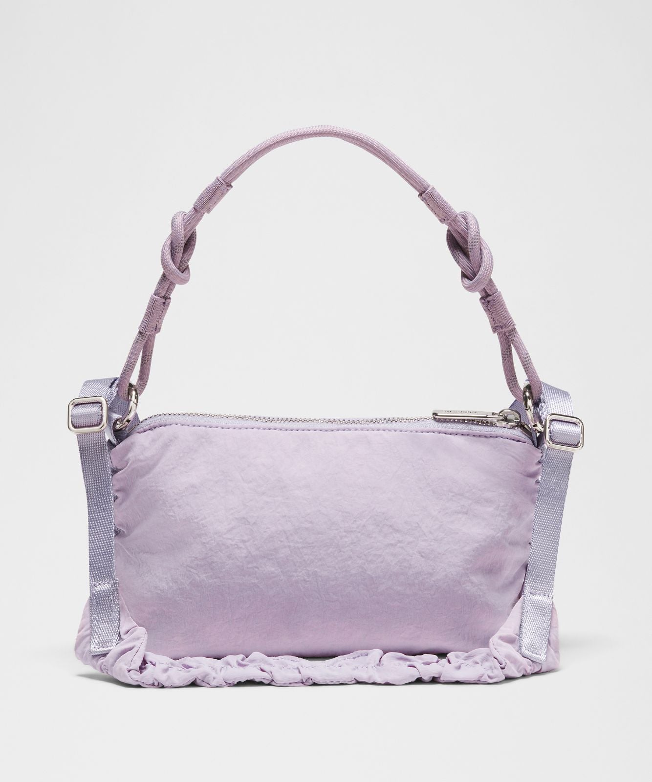 Ruched Shoulder Bag Mini 1.5L Lilac Play/Lotus Lavender/Silver