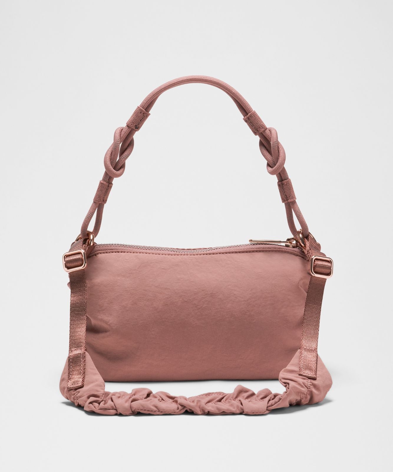 Ruched Shoulder Bag Mini 1.5L Toasted Pink/Rose Gold