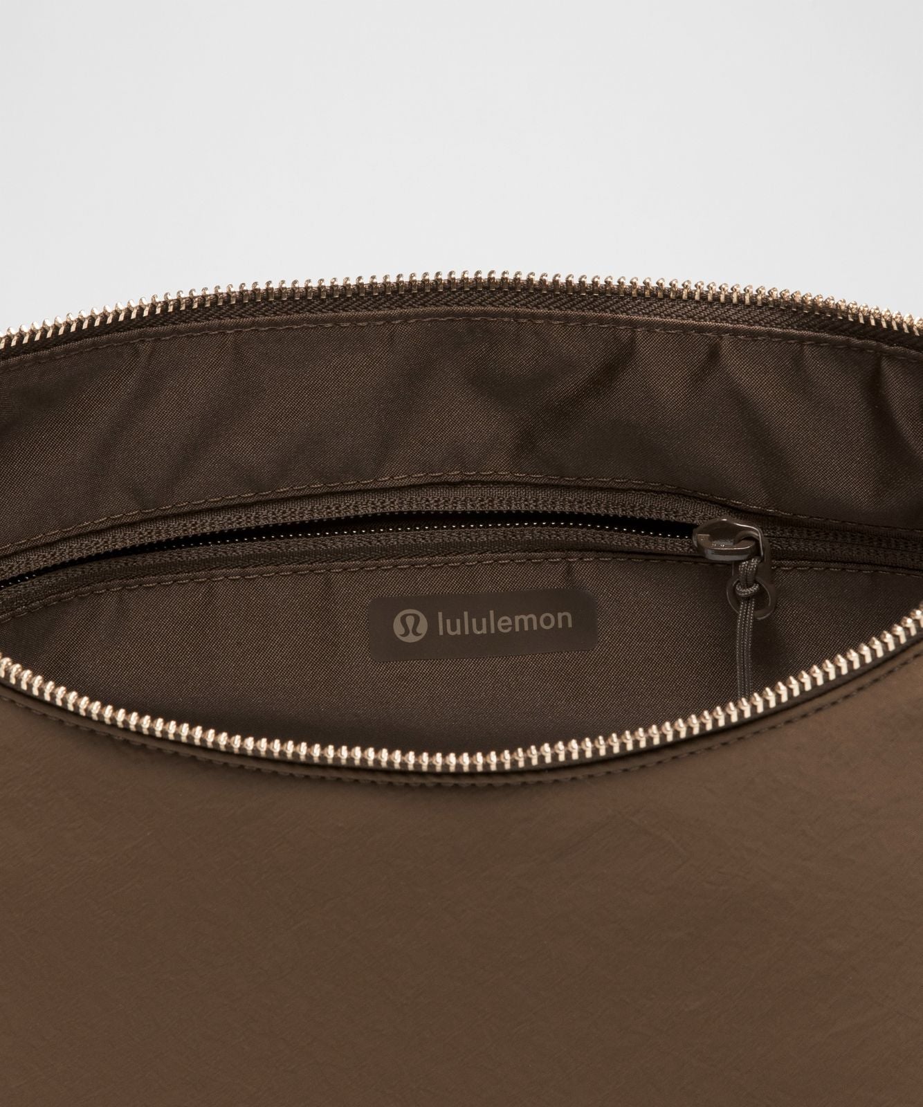 Convertible Ruched Crossbody Bag 6.5L Walnut Crunch/Nomad/Gold